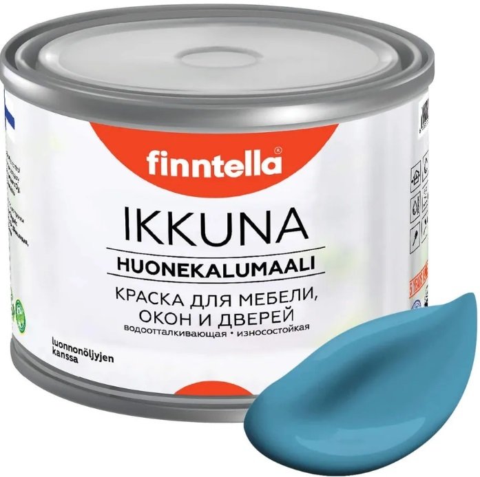 

Краска Finntella Ikkuna Aihio F-34-1-9-FL015 9 л (голубой)