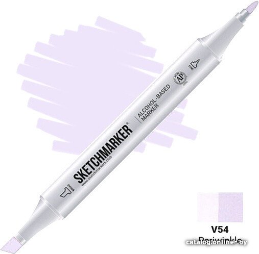 Маркер художественный Sketchmarker Двусторонний V54 SM-V54 (барвинок)