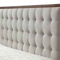 Кровать Halmar Solomo 160x200 (бежевый/орех)