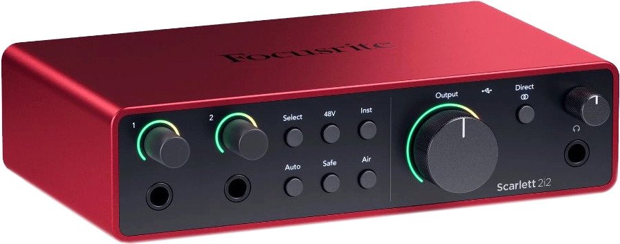 

Аудиоинтерфейс Focusrite Scarlett 2i2 (4-е поколение)