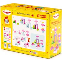 Конструктор Полесье Макси. Три кота. Карамелька на машинке 31277 (28эл)