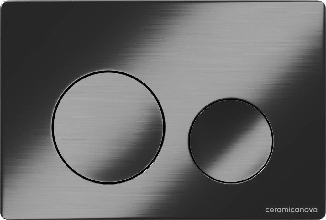 Панель смыва Ceramica Nova Balance CN12-001GG (вороненая сталь)
