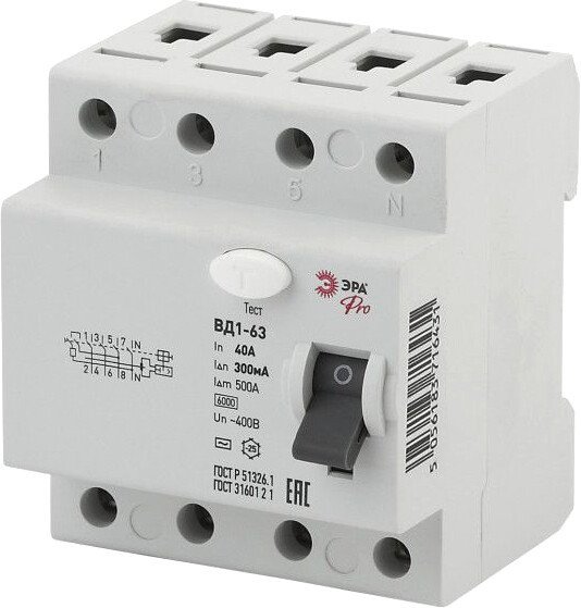 

Устройство защитного отключения ЭРА Pro NO-902-68 Б0031907
