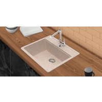 Кухонная мойка Berge BR-5750 (бежевый матовый)