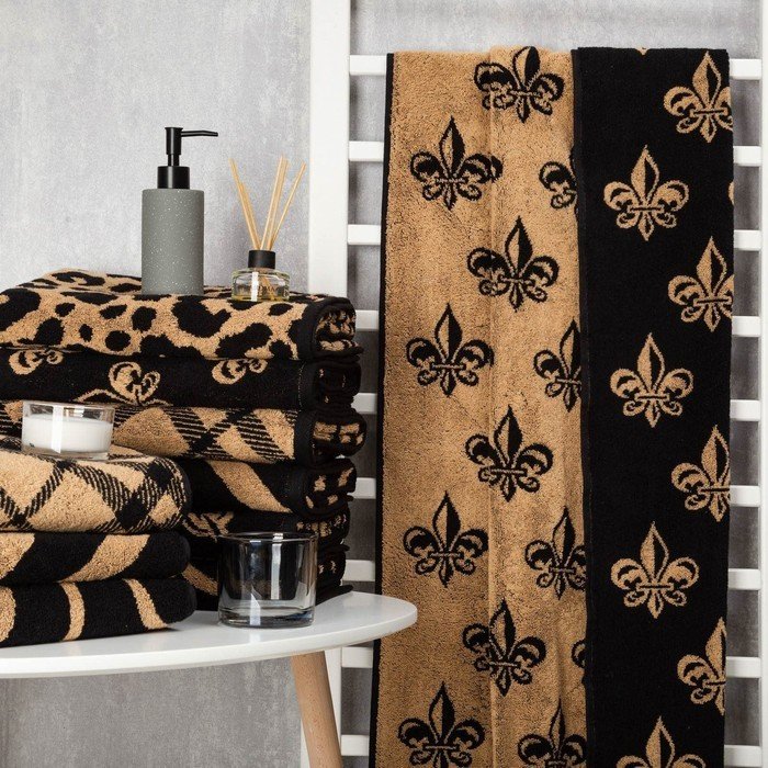 

Полотенце Этель Королевские лилии 6851373 (оранжевый/черный)