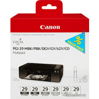 Картридж Canon PGI-29 MBK/PBK/DGY/GY/LGY Multi [4868B005]