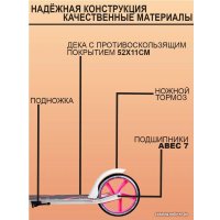 Двухколесный подростковый самокат Megacity Paris 2K-25