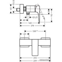 Смеситель Hansgrohe Metropol 32560000 (хром)