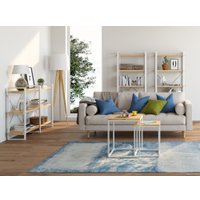 Стеллаж LoftyHome Лондейл Рант 160 (натуральный/белый)