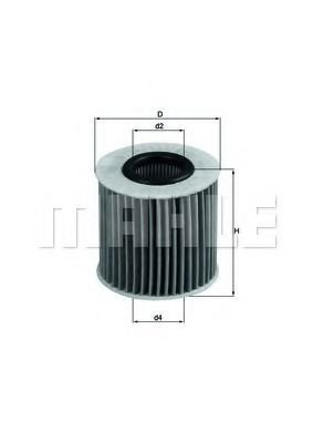 

Масляный фильтр Mahle Knecht OX414D2