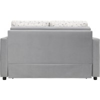 Диван Krones Афродита 195x100 (велюр/жаккард/серый/рисунок молочно-серый)