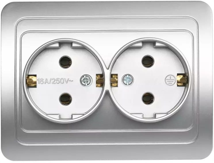 Розетка SmartBuy SBE-02s-16-S2-Z-c