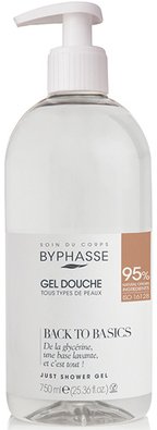 

Byphasse Гель для душа Back to Basics Для всех типов кожи (750 мл)