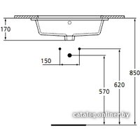 Умывальник Ideal Standard Strada K077901 59.5x44