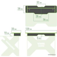 Подставка для монитора VMMGame Base 120 Dark Black BS-2BBK