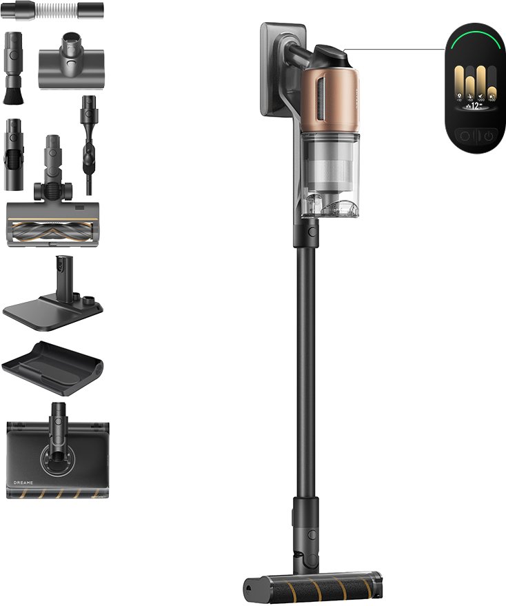 

Пылесос Dreame Cordless Vacuum Cleaner Z20 Aqua Cycle (евровилка)