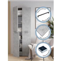 Шкаф распашной Горизонт Бонн 760 (бетон)