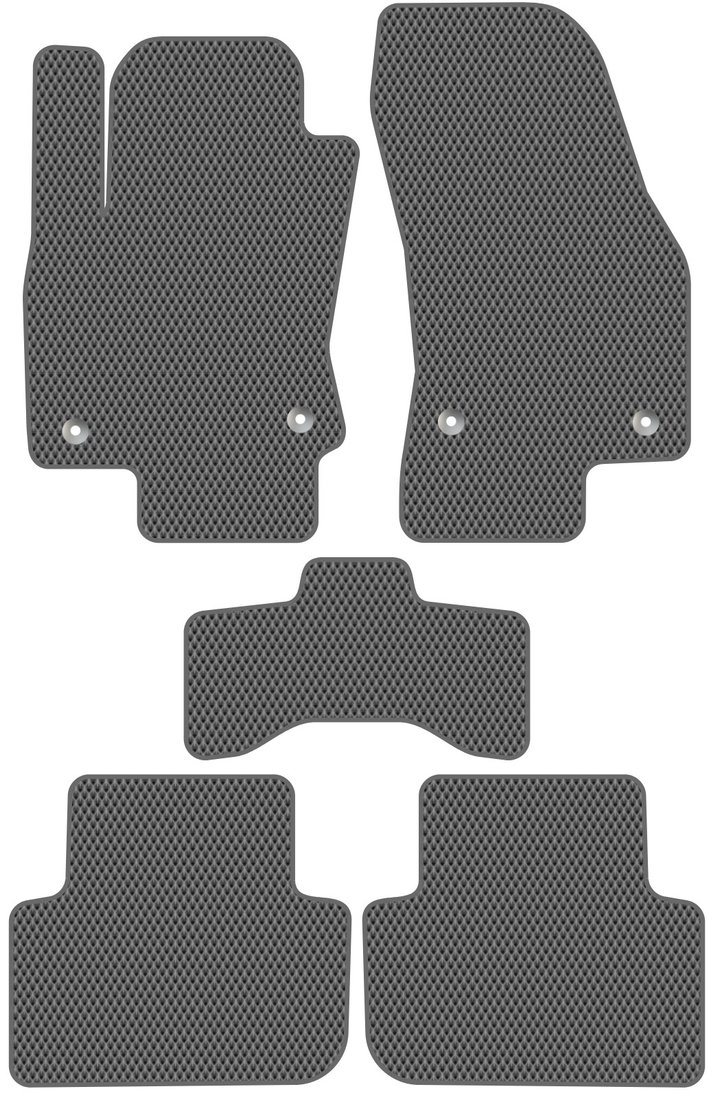 

Комплект ковриков для авто Alicosta Volkswagen Tiguan II (suv / MK2) 2016 - 2020 (серый, ромб)