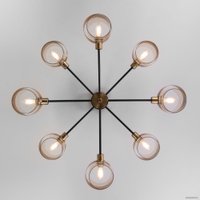 Люстра средней высоты Евросвет 70127/8 (черный)