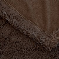 Плед Casa Conforte Nordika 200x220 6152079 (коричневый)