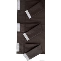 Штора Loon Грета на петлях с липучкой 1.4x2.2 м (коричневый)