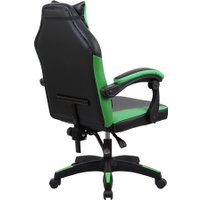 Игровое (геймерское) кресло Оклик Spirit (черный/зеленый)