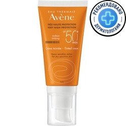 Avene Солнцезащитный крем тонирующий SPF50+ 50 мл