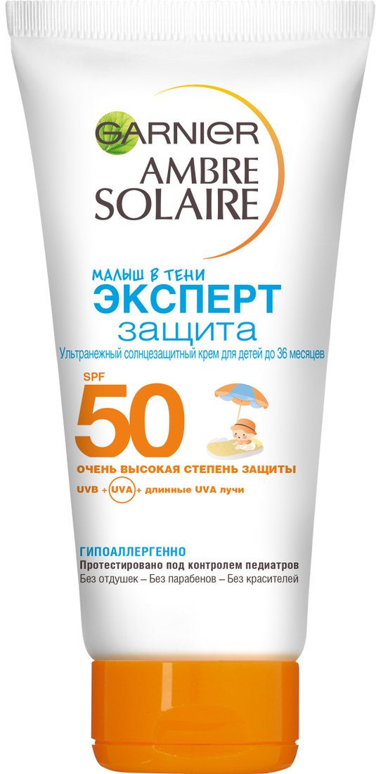 

Крем солнцезащитный Garnier Солнцезащитный крем Ambre Solaire SPF50 50 мл