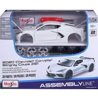Сборная модель Maisto 2020 Chevrolet Corvette Stingray Coupe Z51 39525
