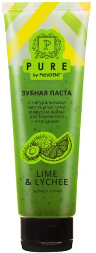 

Зубная паста PresiDent Pure Лайм и личи 100 г