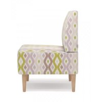 Интерьерное кресло Mio Tesoro Одос Принт (абстракция оливковый/микровелюр)