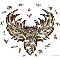 Сборная модель Eco-Wood-Art «СОВА» L