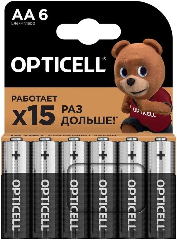 Батарейка Opticell Basic AA (6 шт)