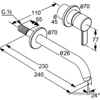 Смеситель Kludi Bozz 382453976