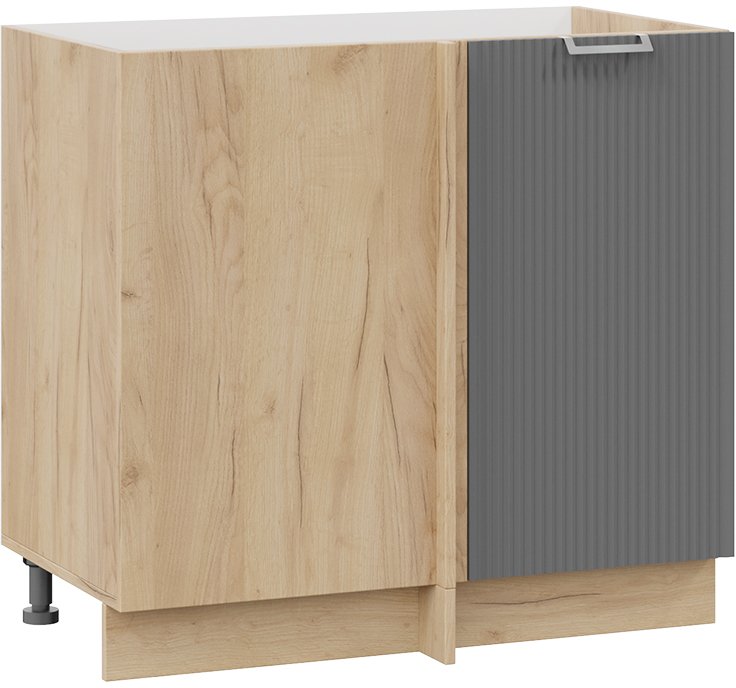 

Шкаф напольный Трия Кимберли 1Н9У (дуб крафт золотой/титан)