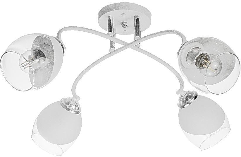 

Люстра Aitin Pro НПБ 02-4x60-101 C1693/4 (белый/хром)