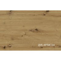 Шкаф-витрина Anrex Bosco 1V3D (дуб артисан/черный)