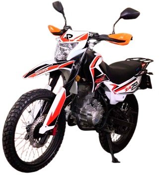 

Мотоцикл Rockot ZR250 (белый/красный)