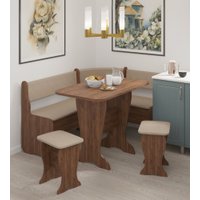 Обеденная группа Премиум Оптима (крафт табачный/обивка микровелюр №465)