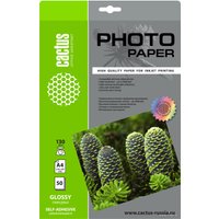 Самоклеящаяся бумага CACTUS Глянцевая A4 130 г/м2 50 л