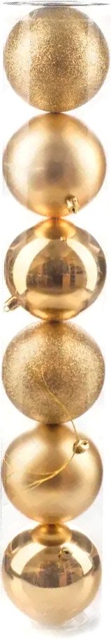 

Елочная игрушка Ausini V5139 (золотой, 6шт)