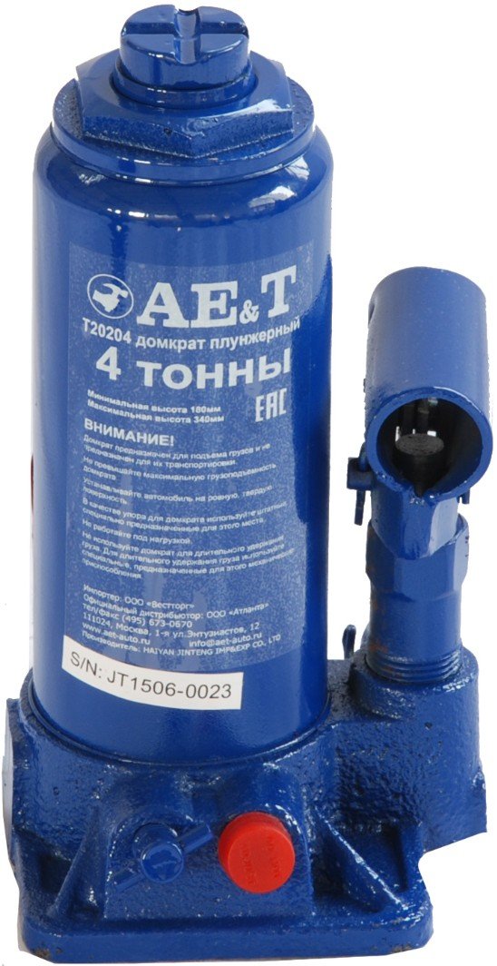 

Бутылочный домкрат AE&T T20204 4т
