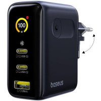 Сетевое зарядное Baseus PicoGo AE21 Fast Charger 2C+U 100W EU E0121B00