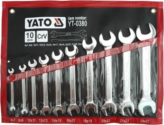 

Набор ключей Yato YT-0380 10 предметов