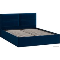 Кровать Трия Глосс универсальный тип 1 160x200 (велюр Confetti Blue)