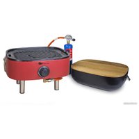 Портативный газовый гриль Sahara Mini BBQ (серый)