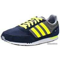 Кроссовки Adidas Neo City Racer синий-желтый (F97876)