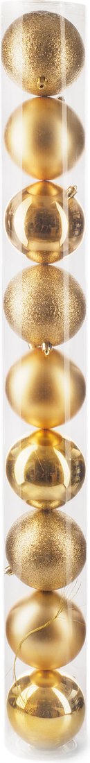

Елочная игрушка Ausini VT25-04010-1 (золото, 9 шт)