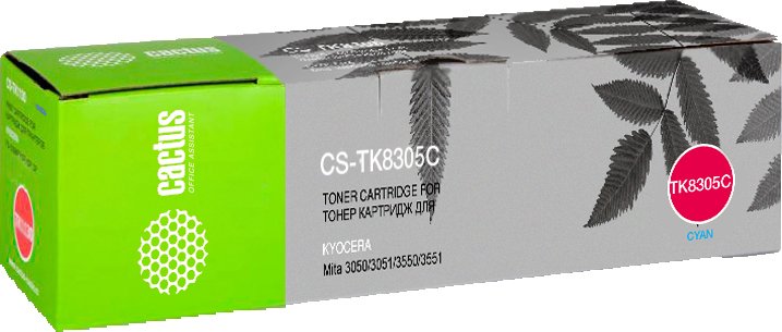 

Картридж CACTUS CS-TK8305C (аналог Kyocera TK-8305C)