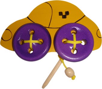 Шнуровка RNToys Машинка Д-597 (желтый)